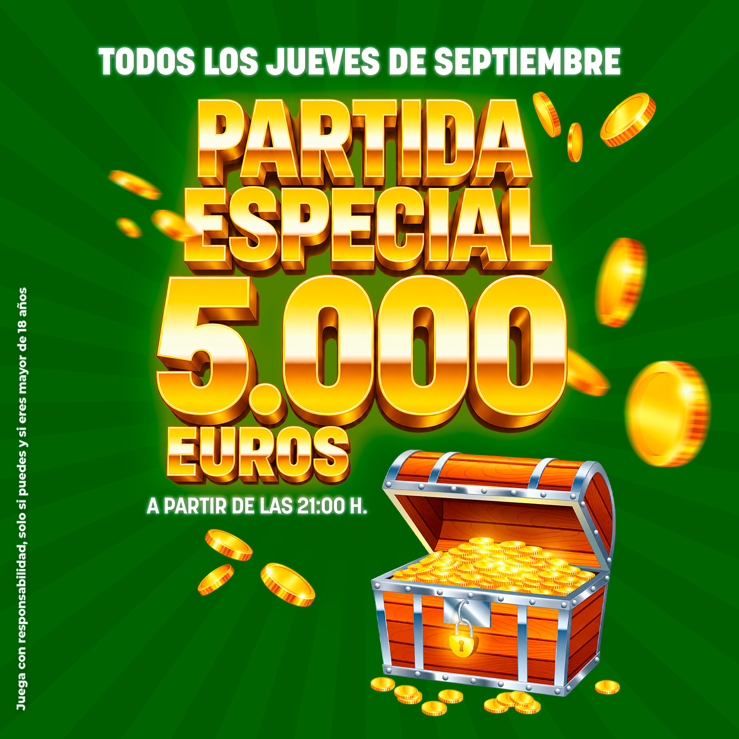 Promoción Bingo Las Vegas jueves partida 5000€