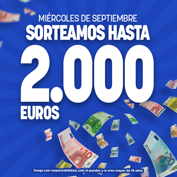 Promoción Bingo Las Vegas sorteo hasta 2000€